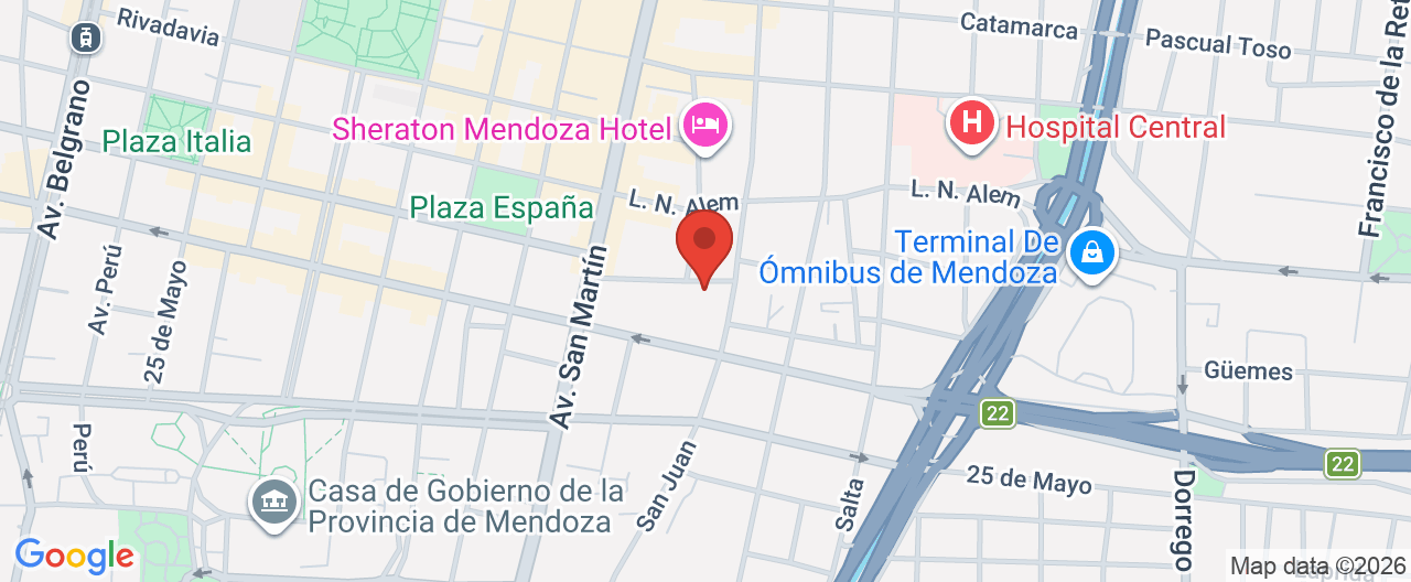 Mapa de la ubicación