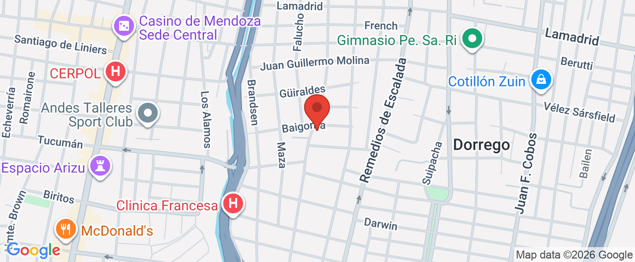 Mapa de la ubicación