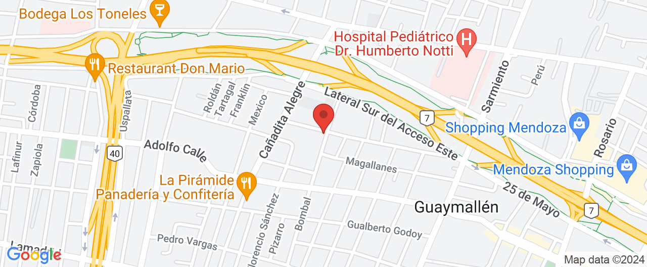 Mapa de la ubicación