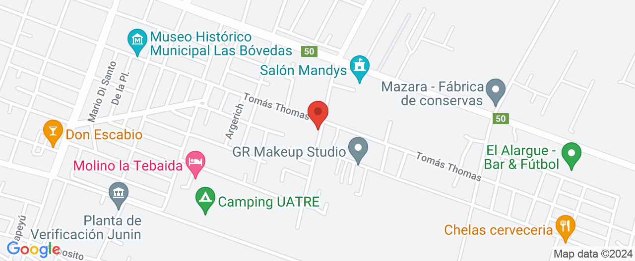 Mapa de la ubicación