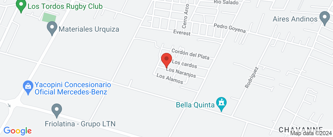 Mapa de la ubicación