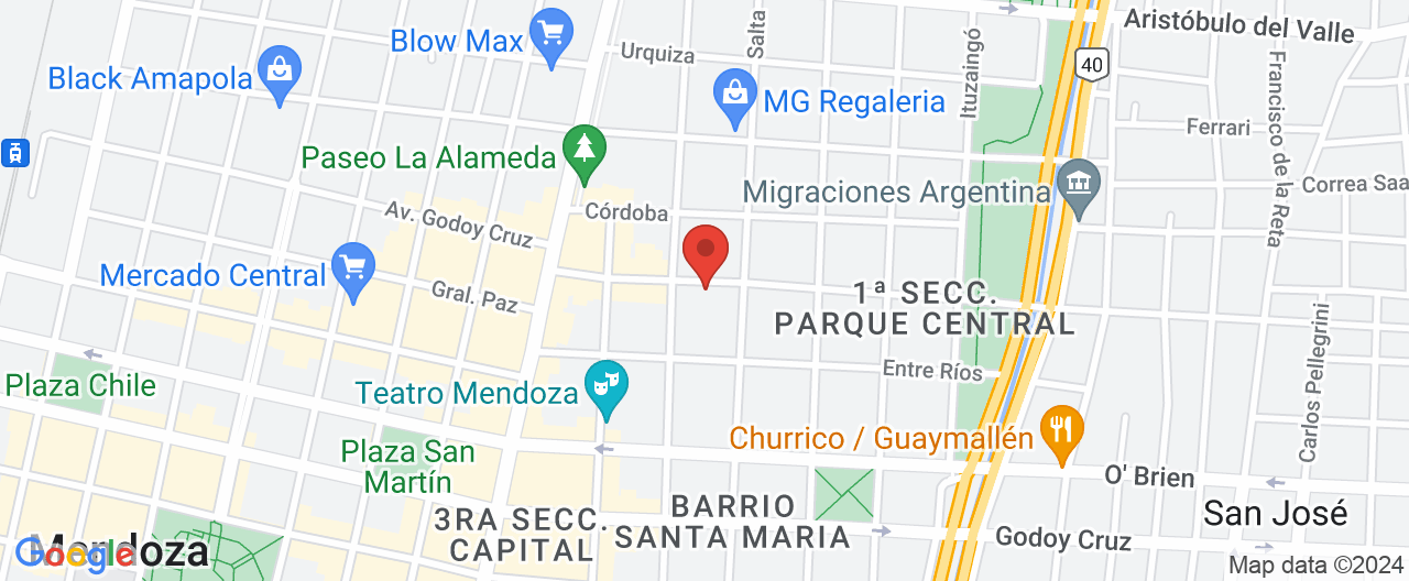 Mapa de la ubicación