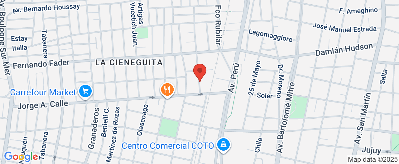 Mapa de la ubicación
