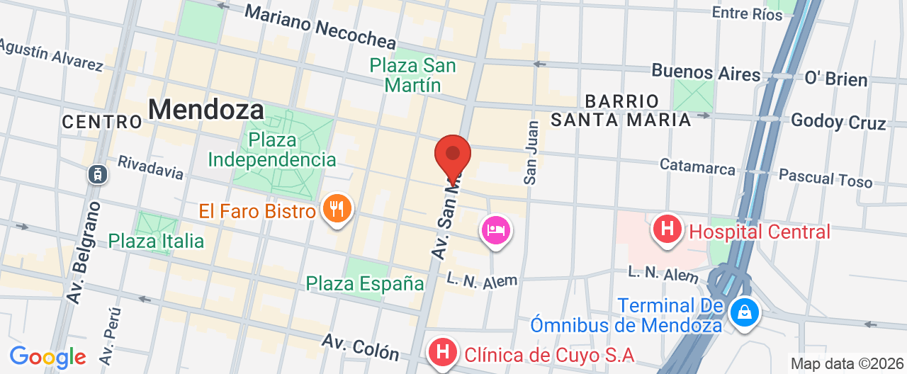 Mapa de la ubicación