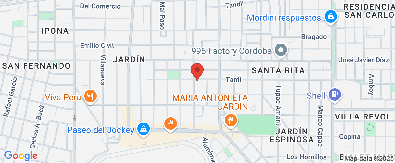 Mapa de la ubicación