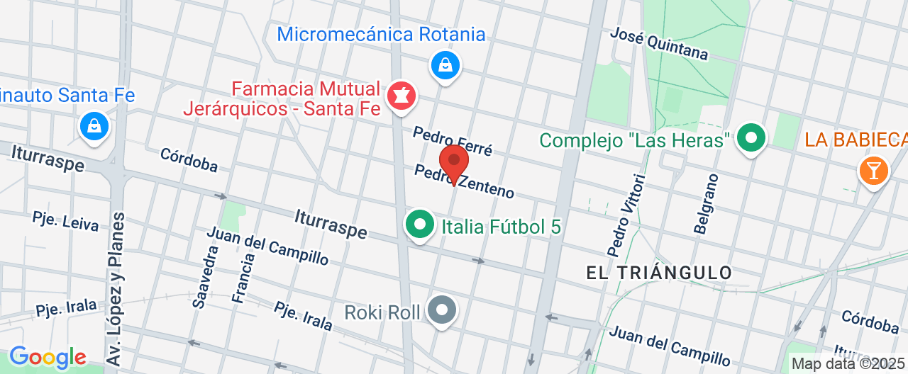Mapa de la ubicación