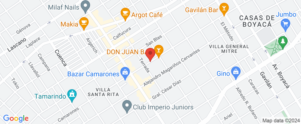 Mapa de la ubicación