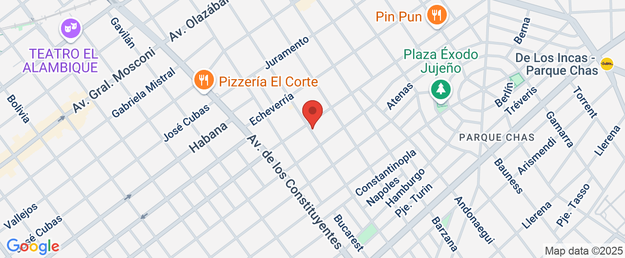 Mapa de la ubicación