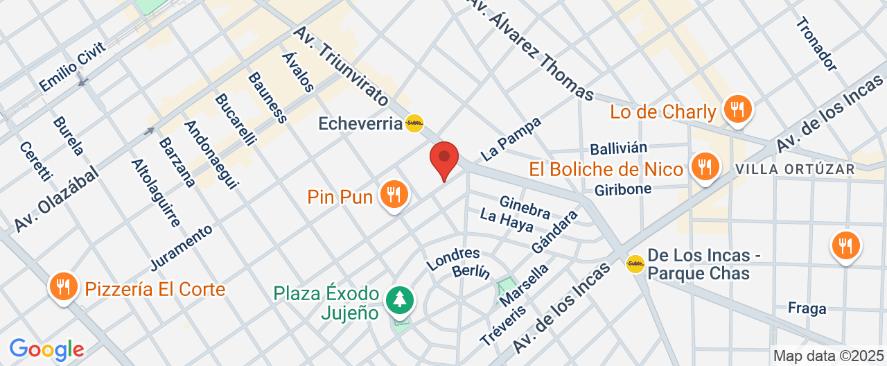 Mapa de la ubicación