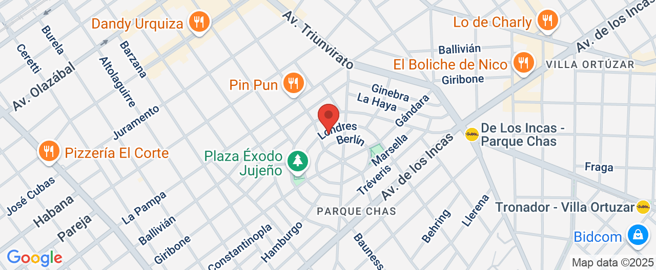 Mapa de la ubicación