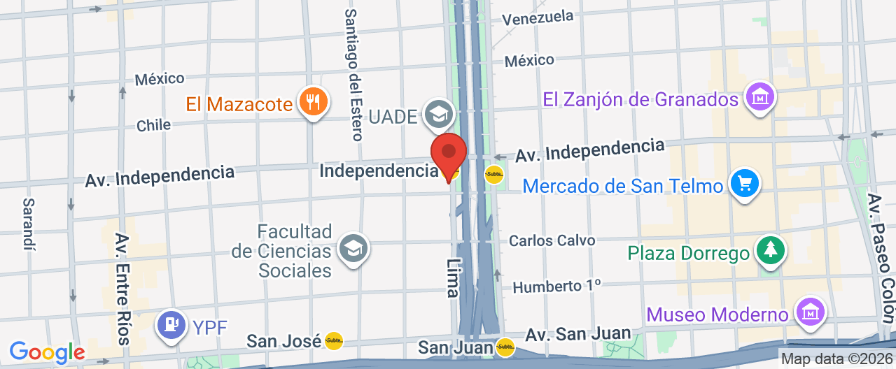 Mapa de la ubicación