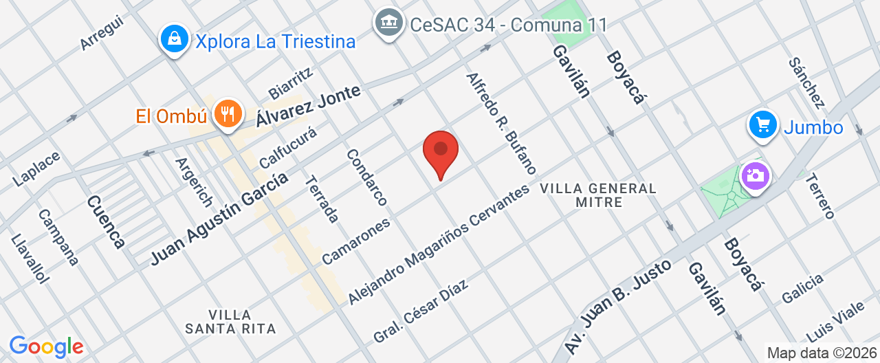 Mapa de la ubicación