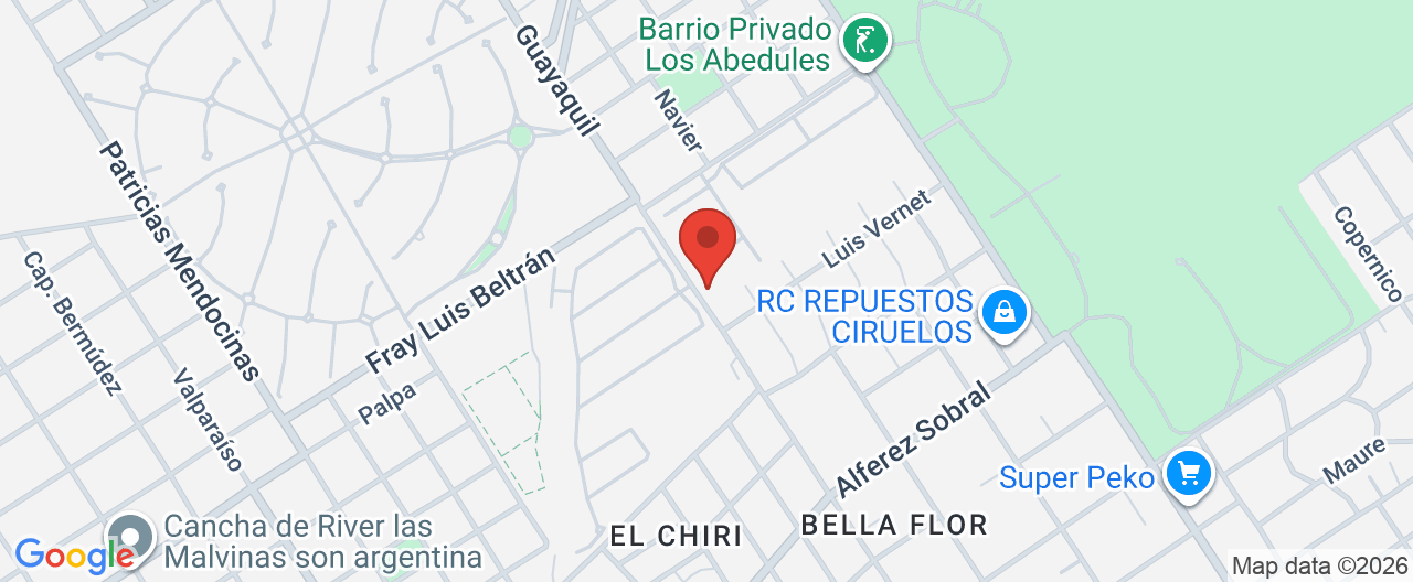 Mapa de la ubicación
