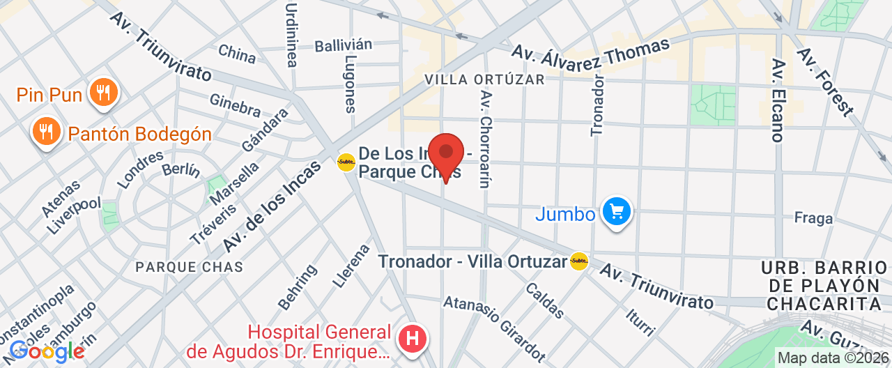 Mapa de la ubicación