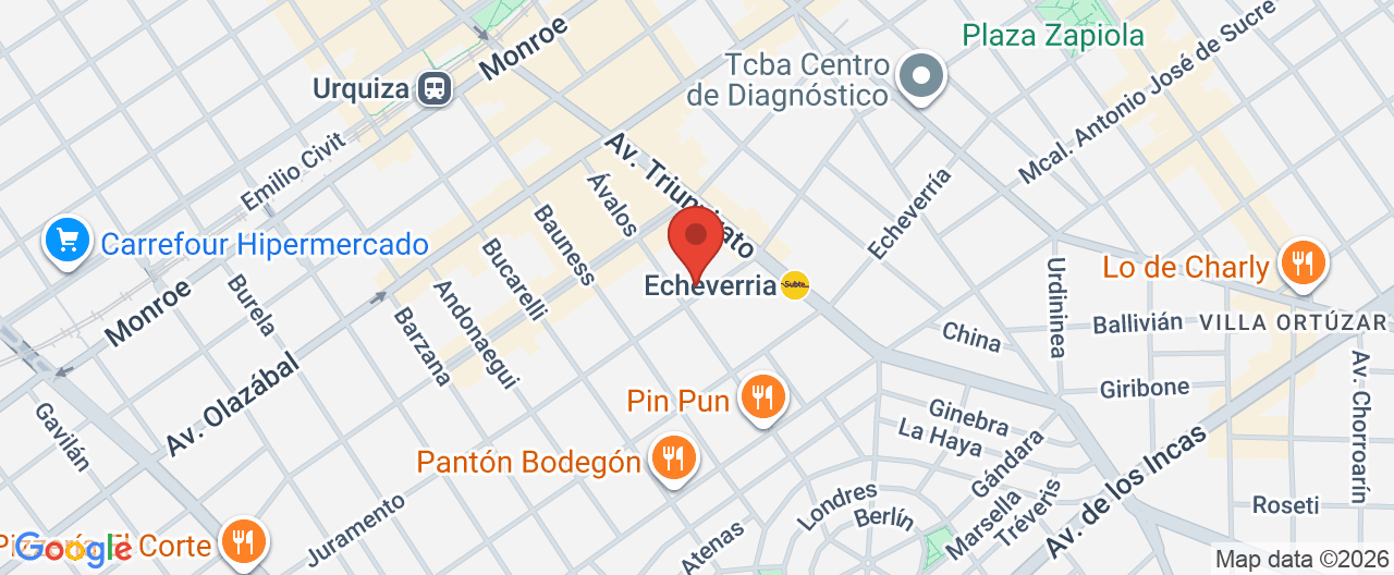 Mapa de la ubicación