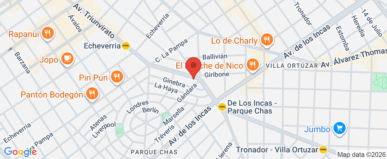 Mapa de la ubicación