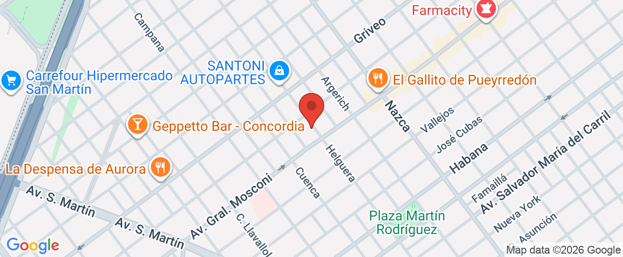 Mapa de la ubicación