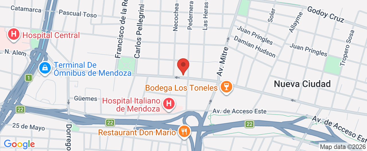 Mapa de la ubicación
