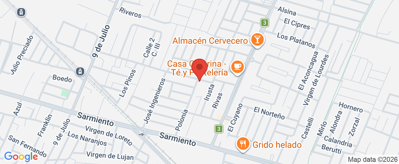 Mapa de la ubicación