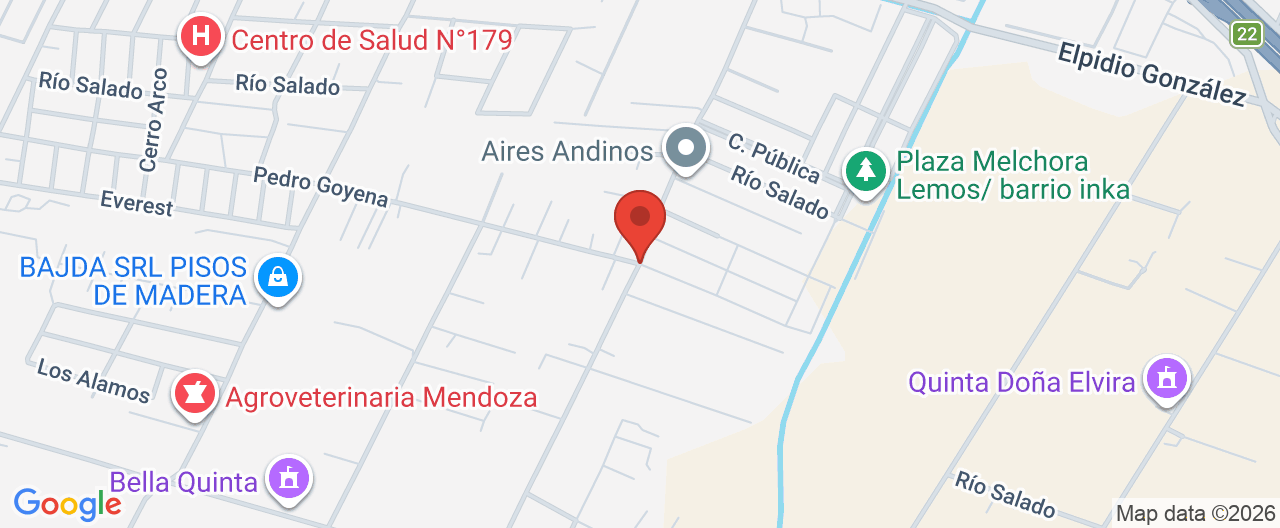 Mapa de la ubicación