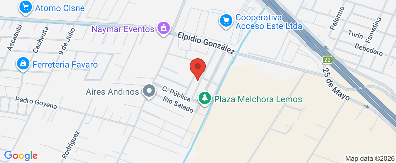 Mapa de la ubicación
