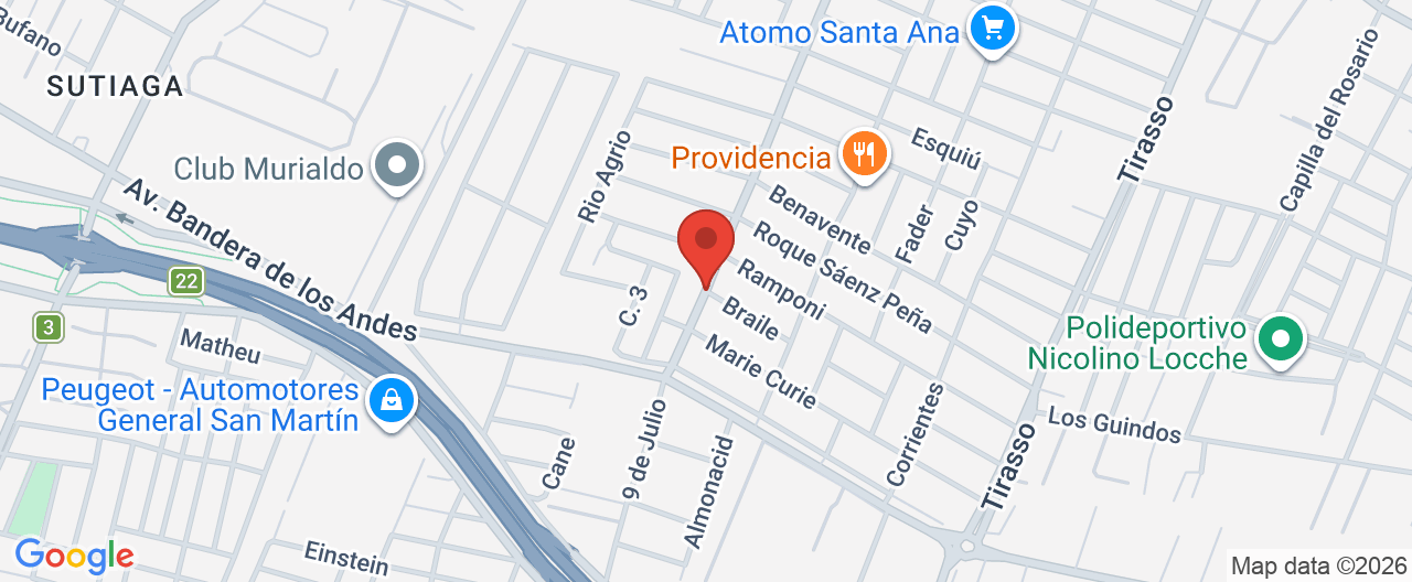 Mapa de la ubicación