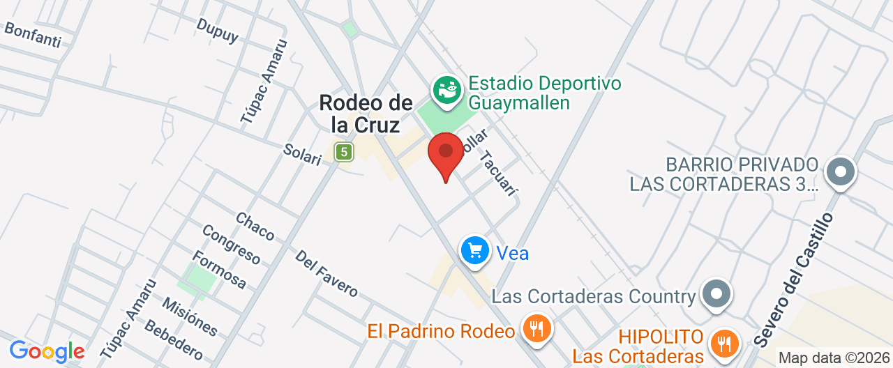 Mapa de la ubicación