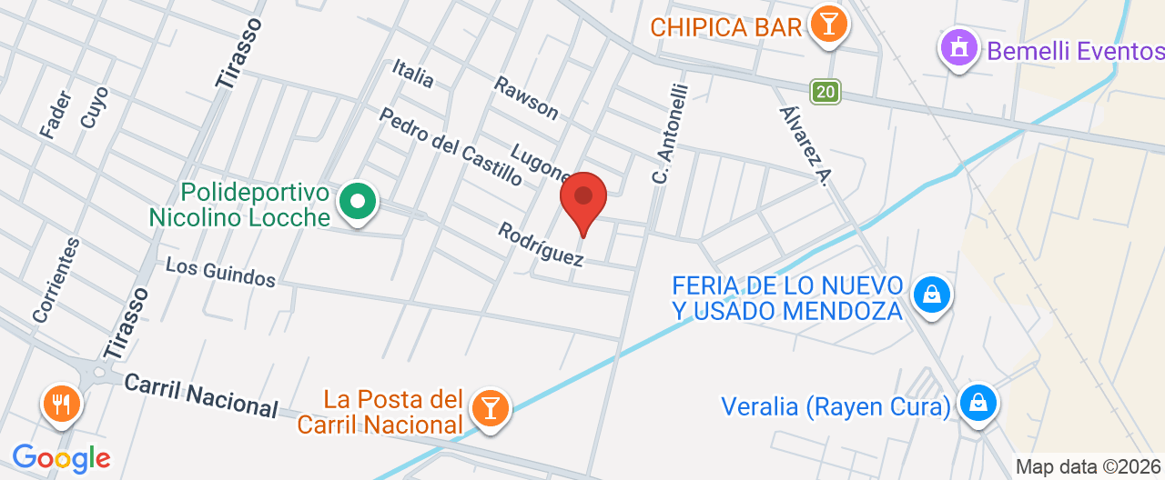 Mapa de la ubicación
