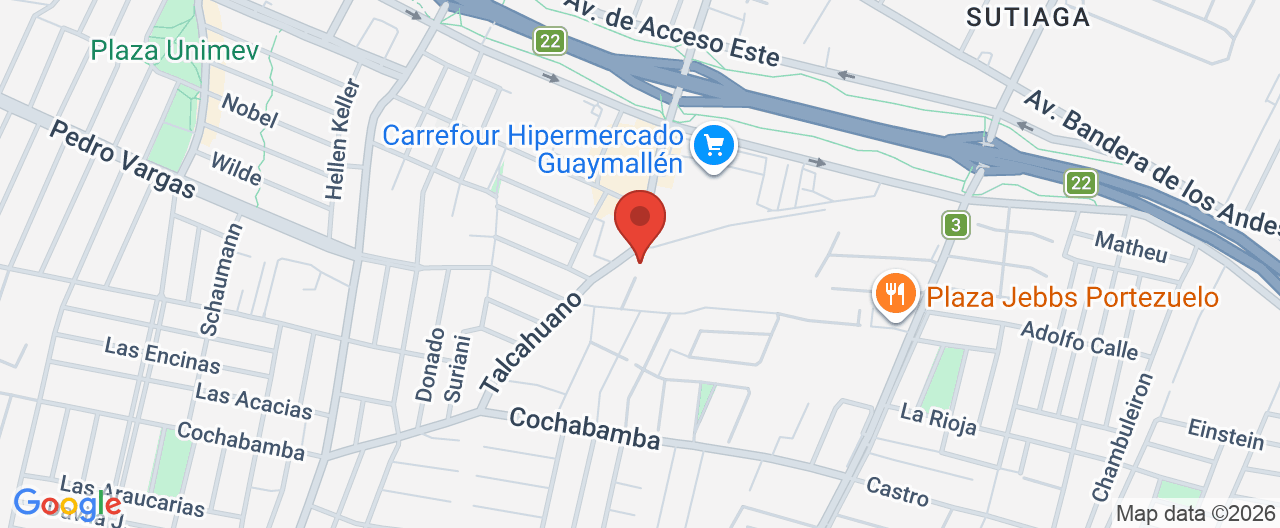 Mapa de la ubicación
