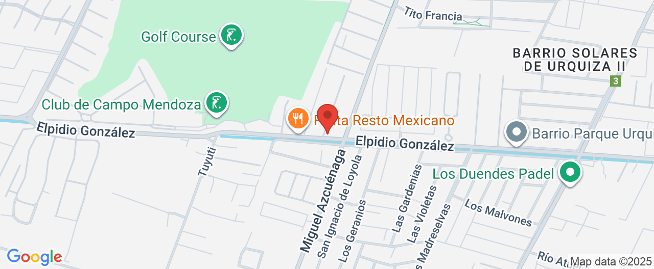 Mapa de la ubicación