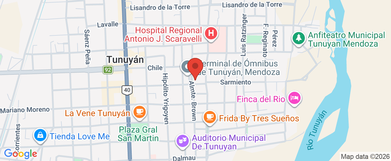 Mapa de la ubicación