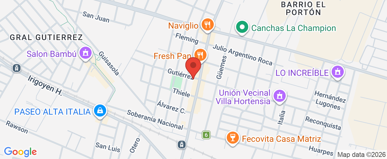 Mapa de la ubicación