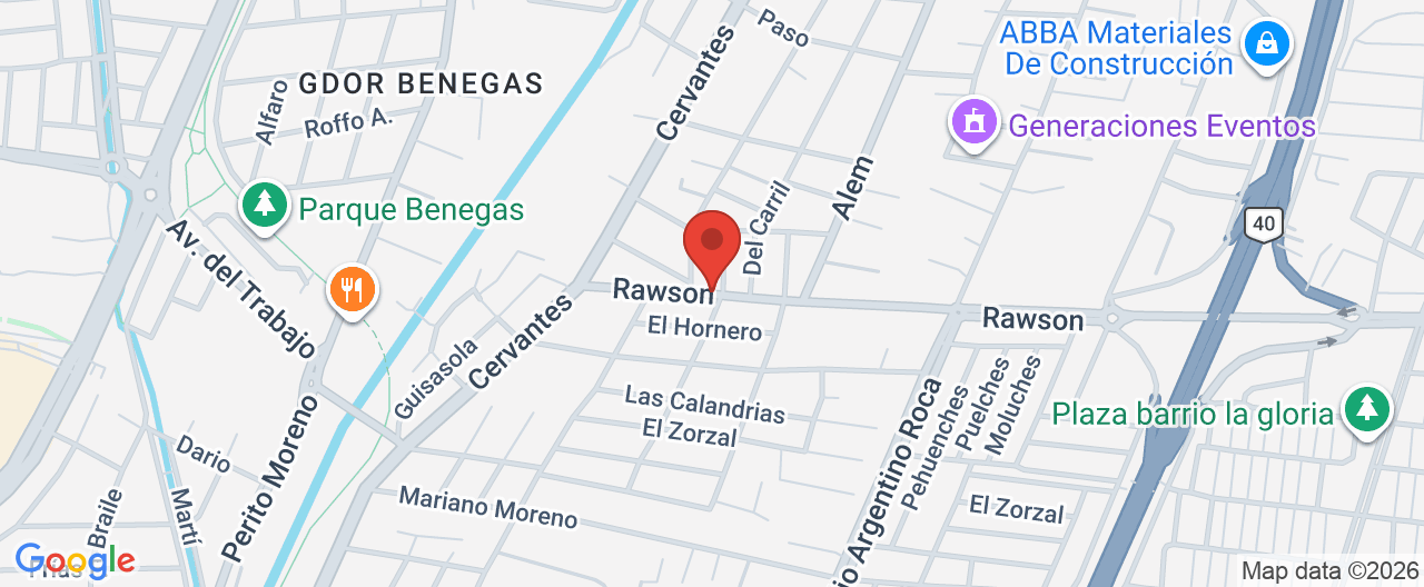 Mapa de la ubicación