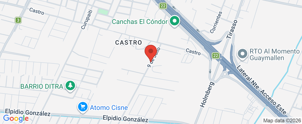 Mapa de la ubicación