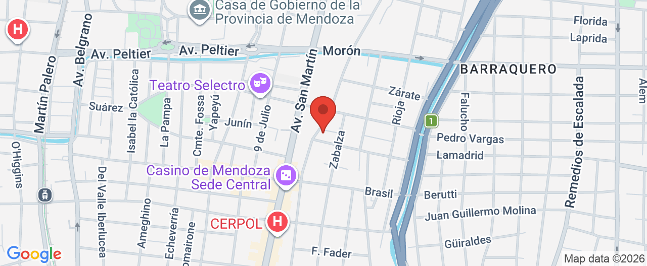Mapa de la ubicación