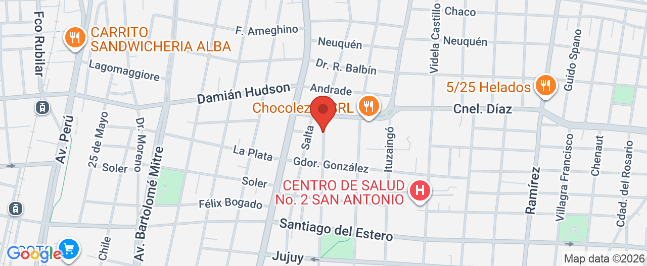 Mapa de la ubicación