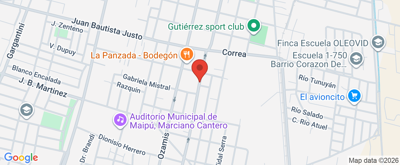 Mapa de la ubicación