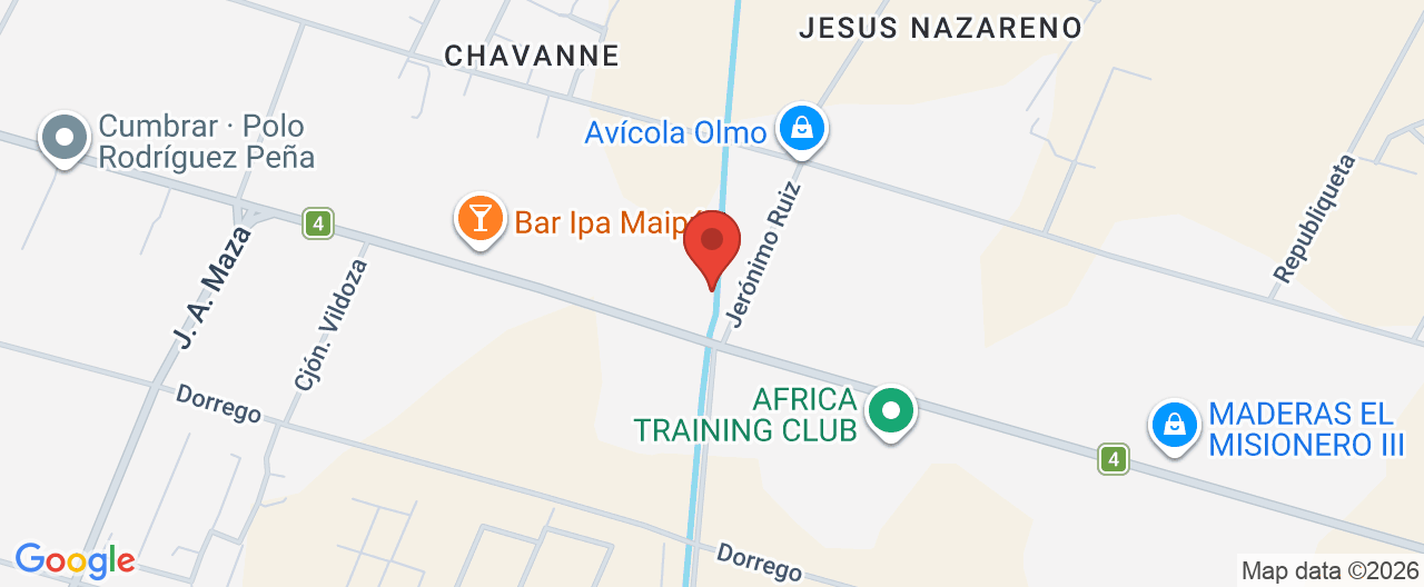 Mapa de la ubicación