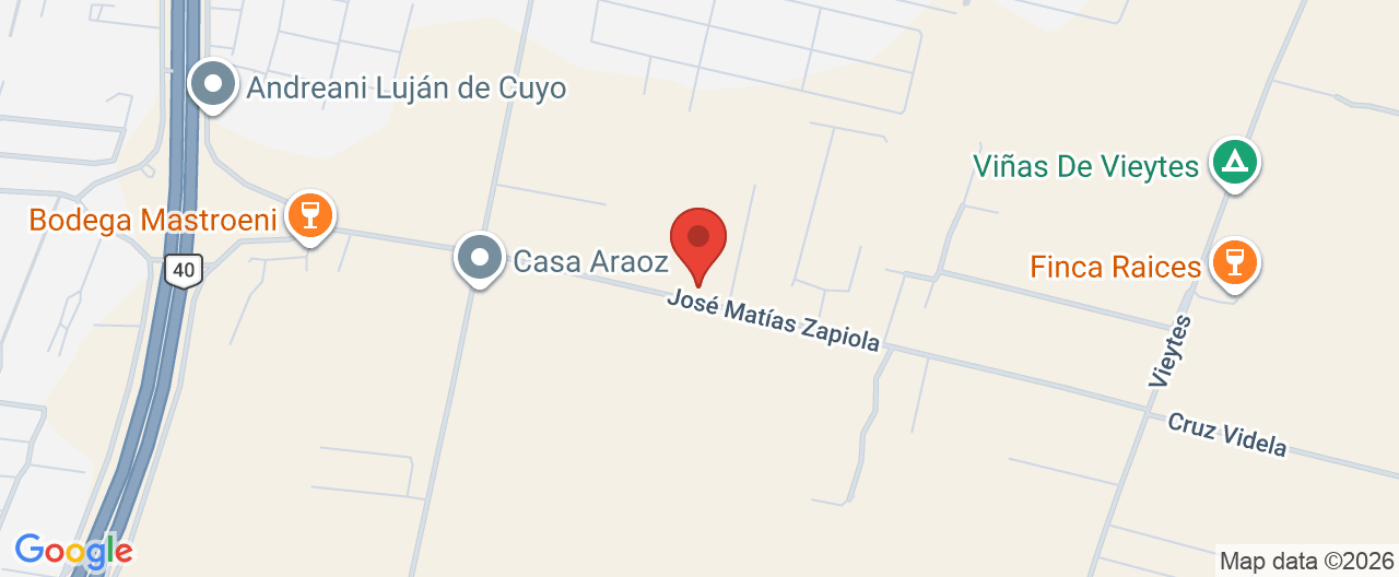 Mapa de la ubicación