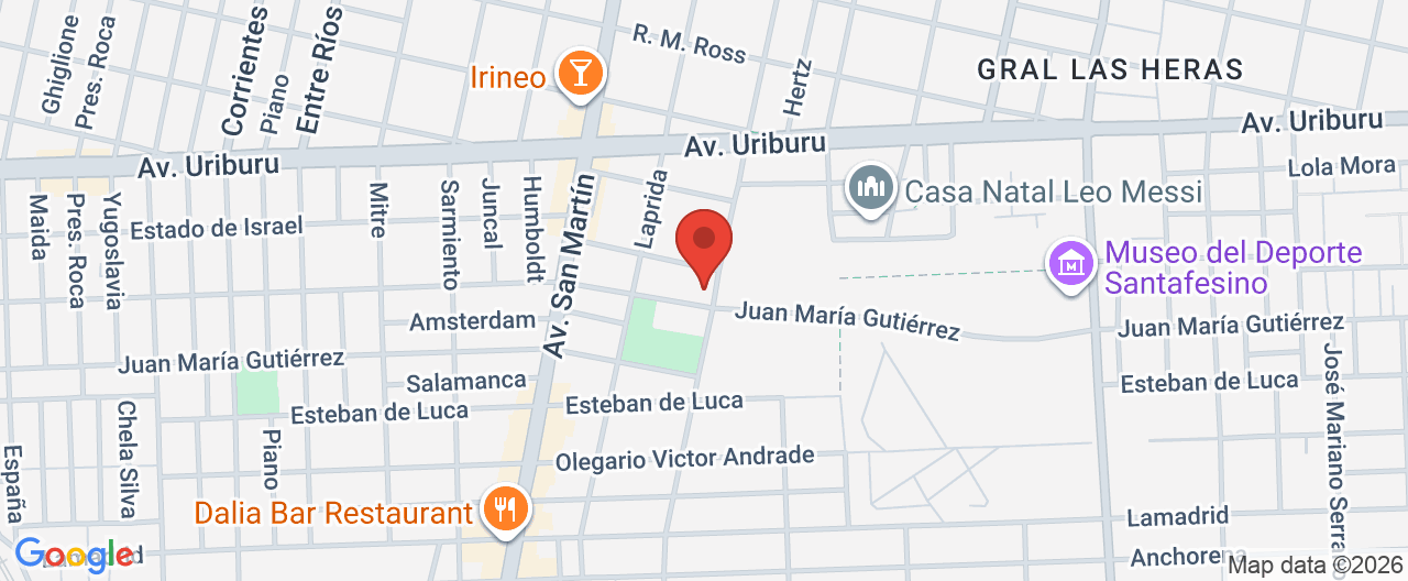 Mapa de la ubicación