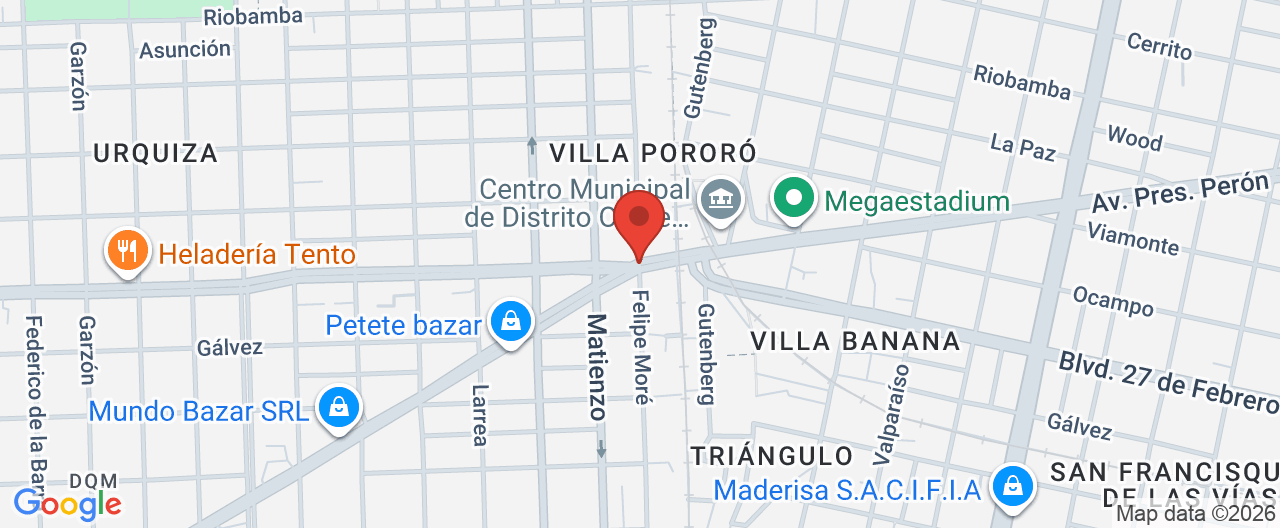 Mapa de la ubicación