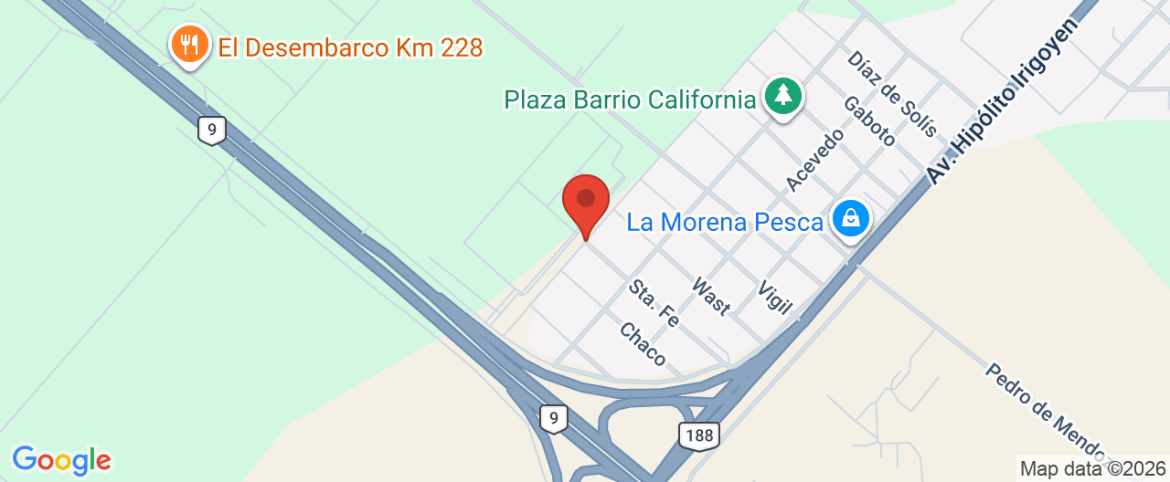 Mapa de la ubicación