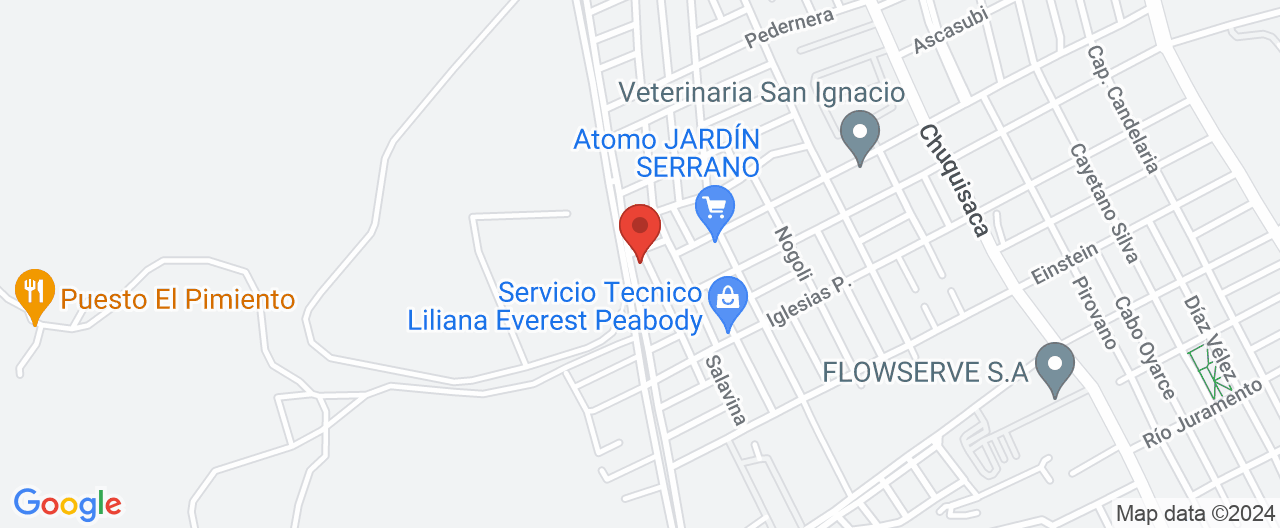 Mapa de la ubicación