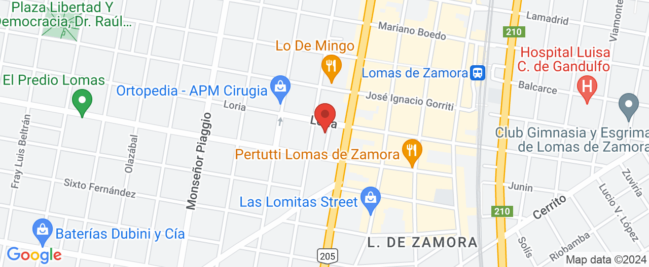 Mapa de la ubicación