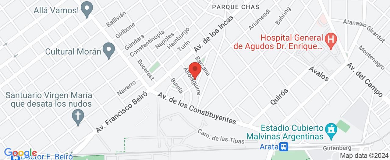 Mapa de la ubicación