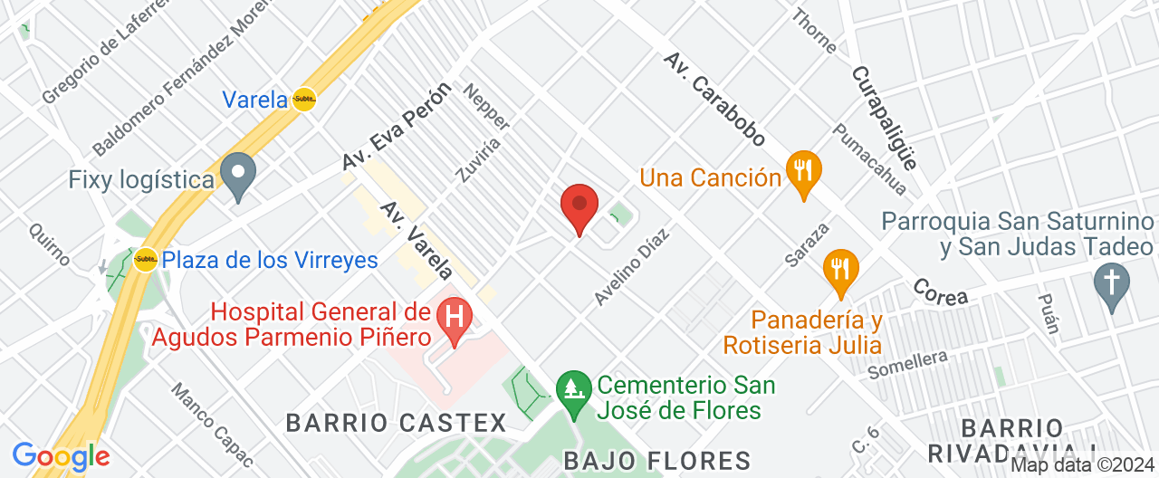 Mapa de la ubicación