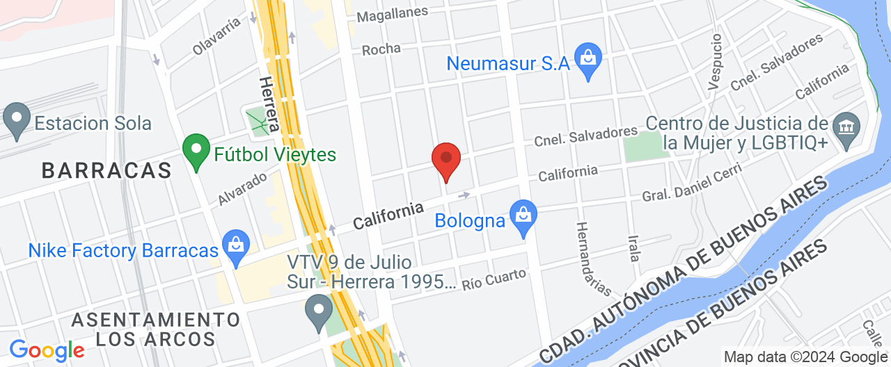 Mapa de la ubicación