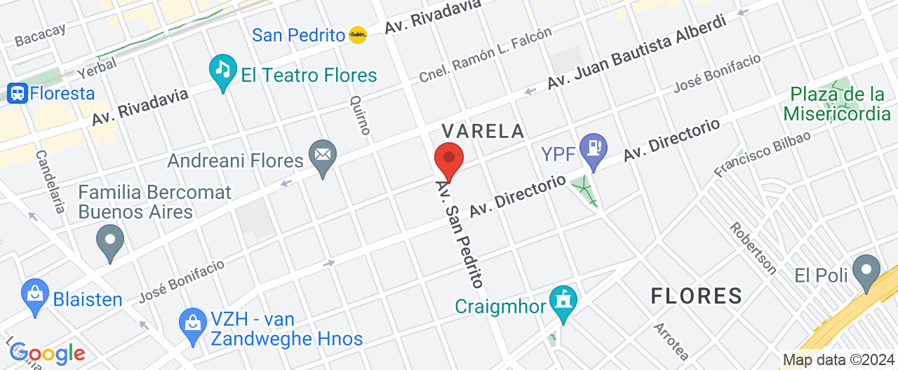 Mapa de la ubicación