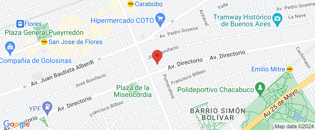 Mapa de la ubicación