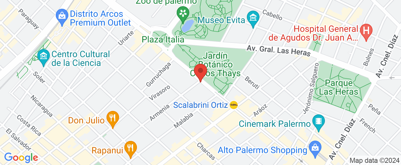 Mapa de la ubicación